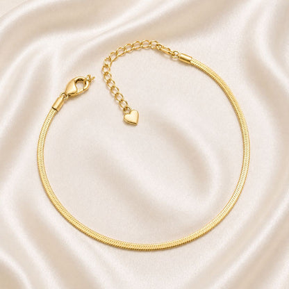 Golden Snake Chain Anklet