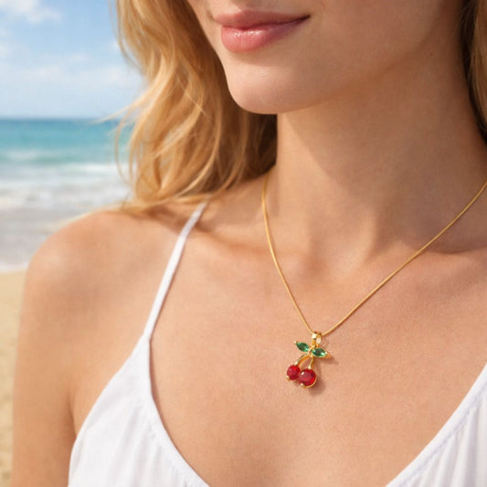 Red Cherry Necklace