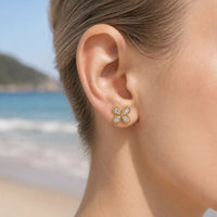 Flora Luxe Stud Earrings