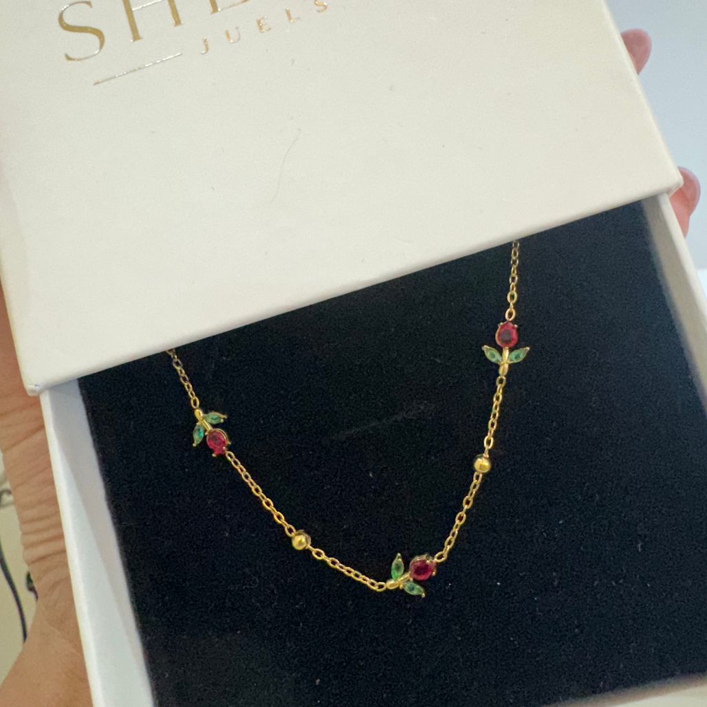 Golden Tulip Station Necklace
