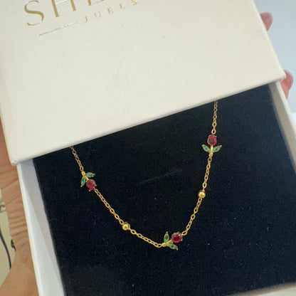 Golden Tulip Station Necklace