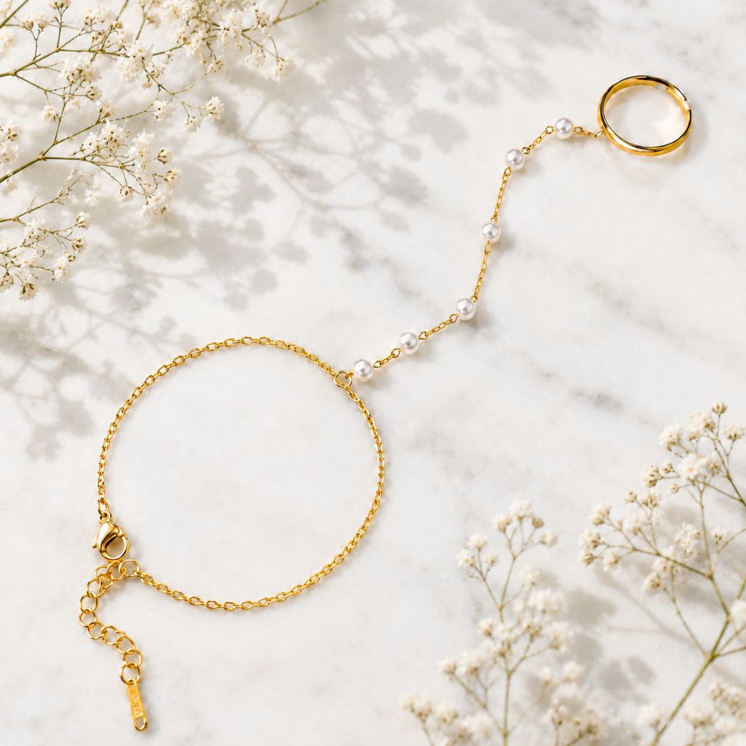 Pearl Link Hand Chain
