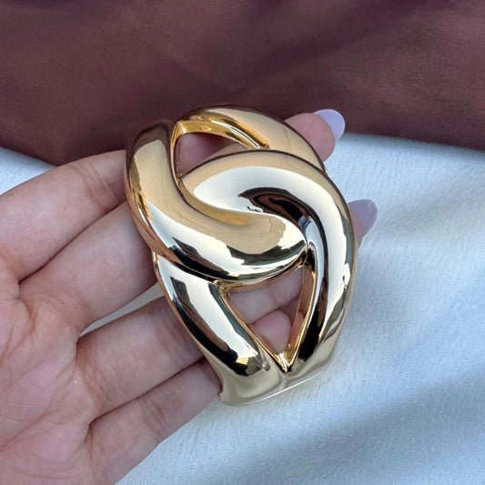 Golden Knot Chunky Bracelet