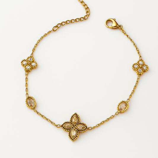 Lustre Clover Bracelet