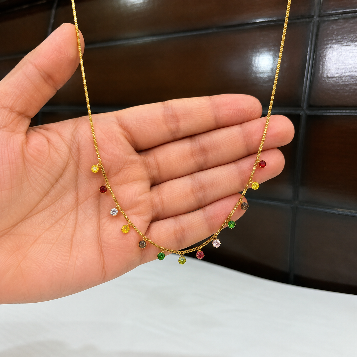 Prism Drops Necklace