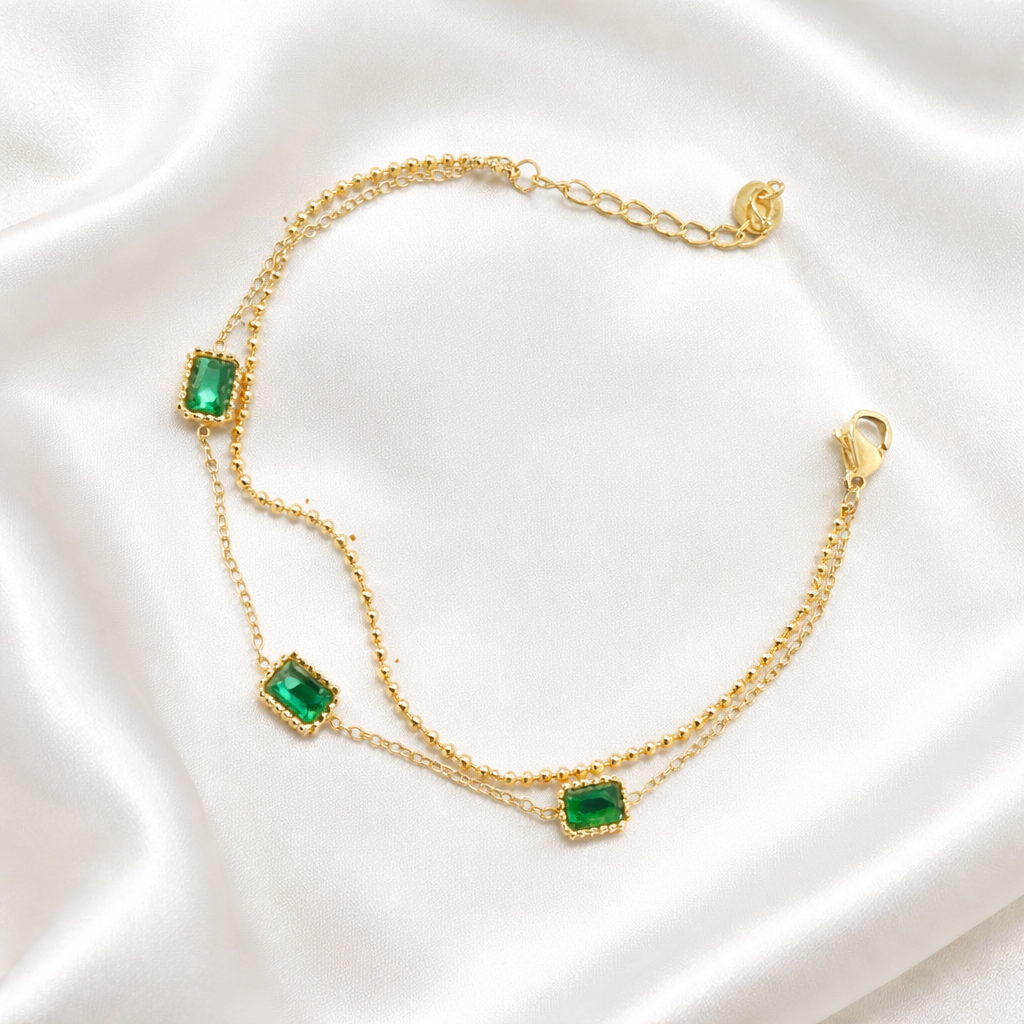 Emerald Elegance Bracelet