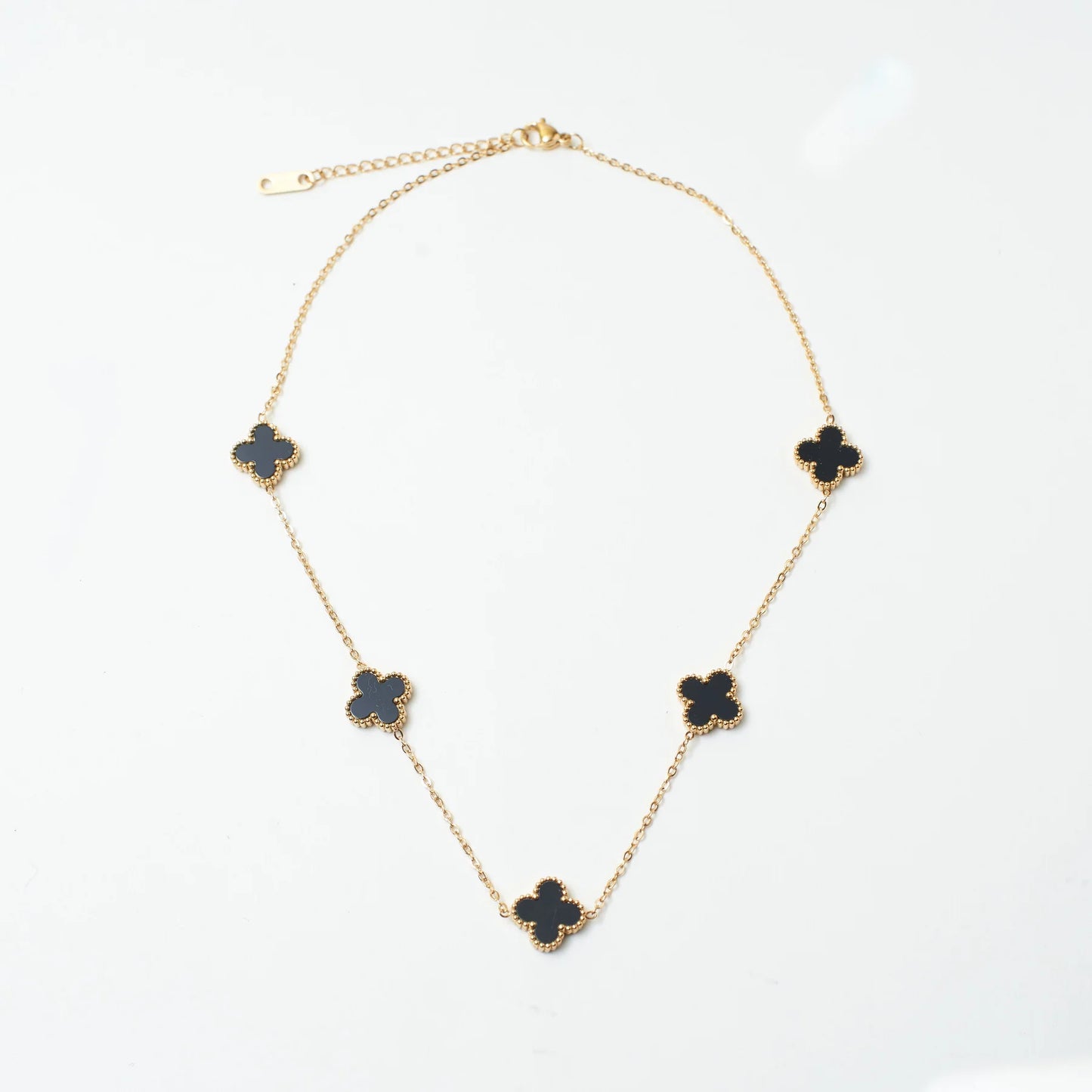 Black Clover Anti-tarnish Necklace