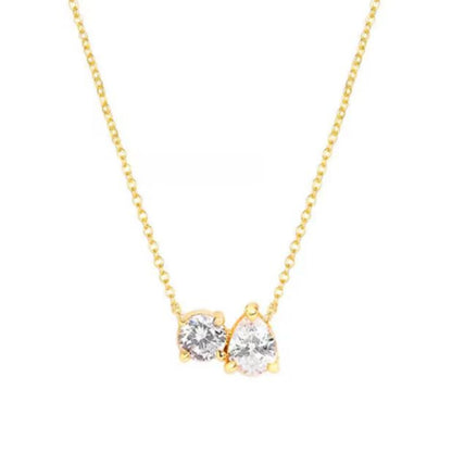 Double Stone Necklace