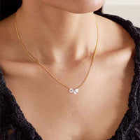Double Stone Necklace