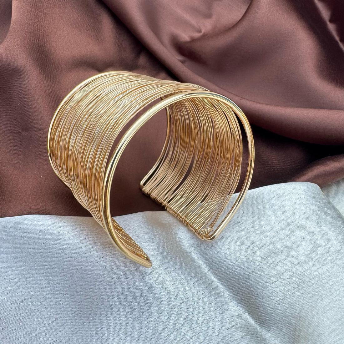 Gold Statement Cuff Bracelet