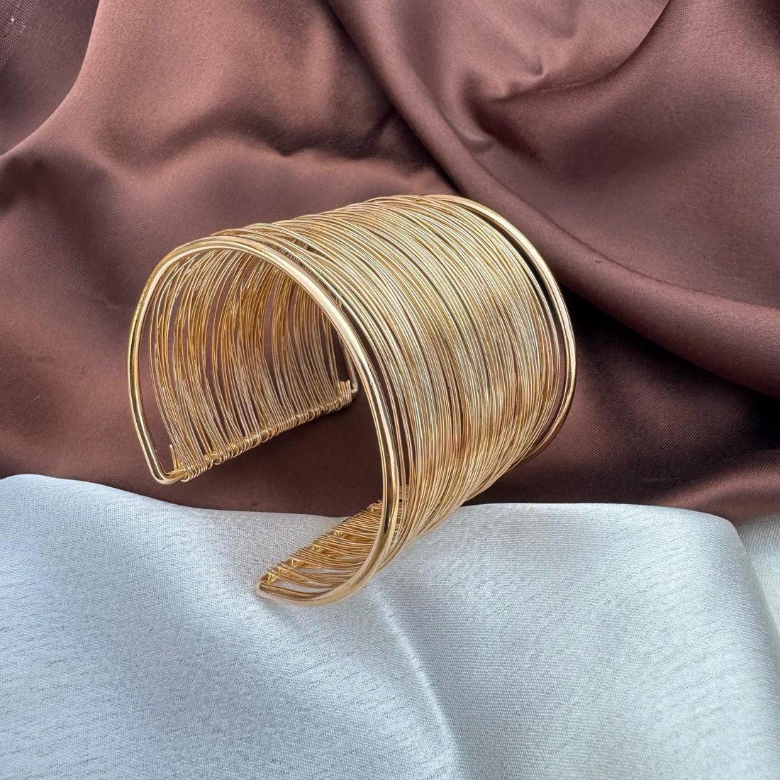 Gold Statement Cuff Bracelet