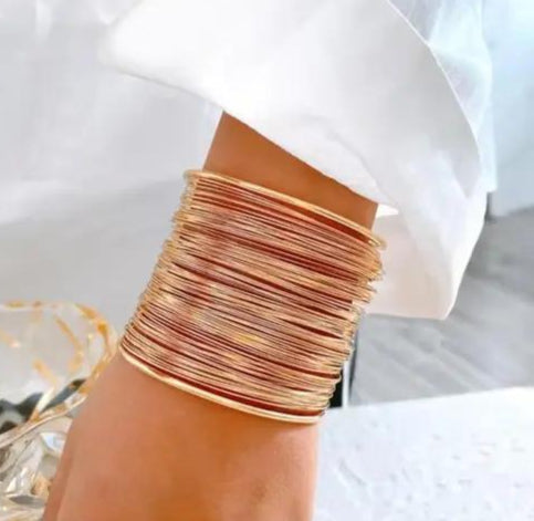 Gold Statement Cuff Bracelet