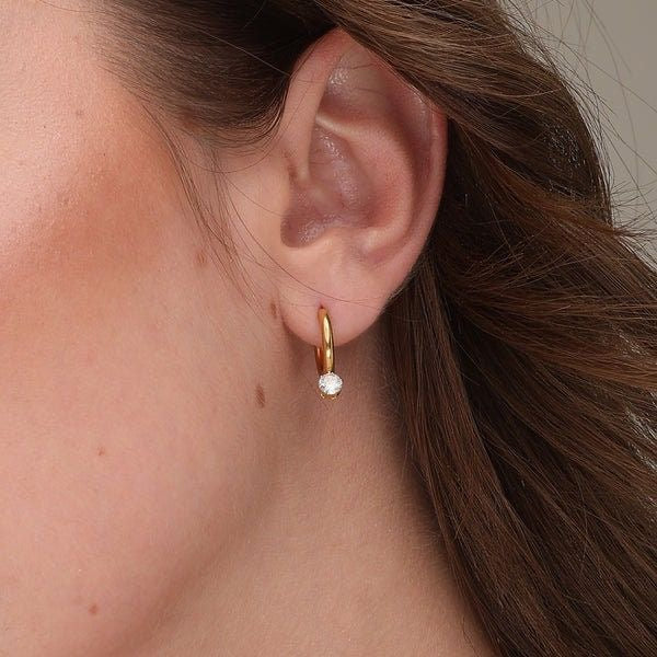 Hexaglow Hoops Earrings