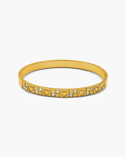 Golden Hearts Bracelet Stack