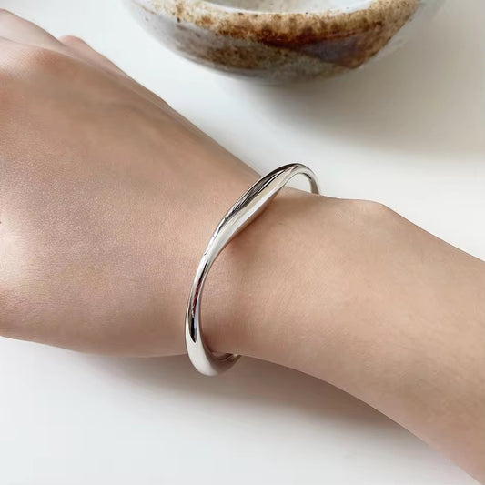Wave Silver Bracelet