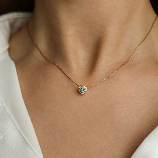 Heartlight Solitaire Necklace