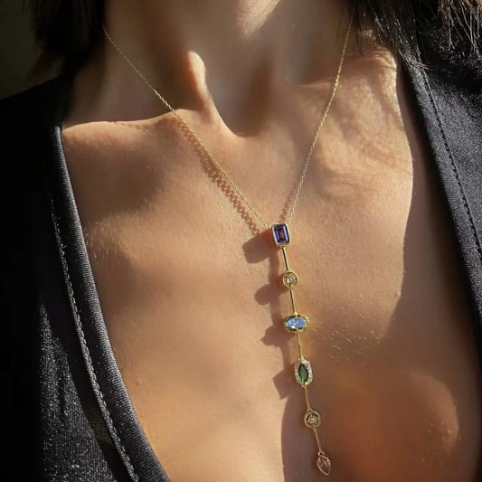 Cosmic Cascade Necklace