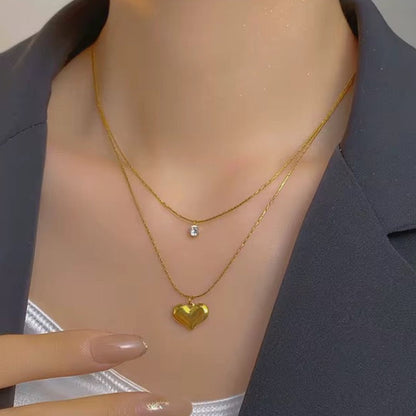 Heart Duo Necklace