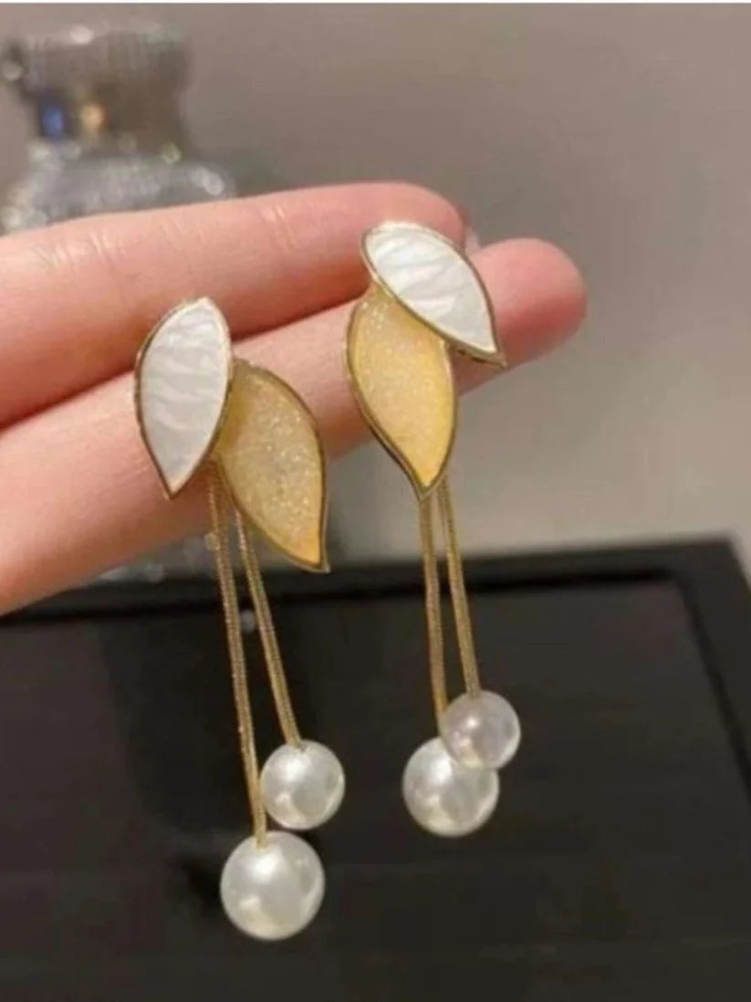 Two in 1 Pearl Dangler Earrings (ER166)