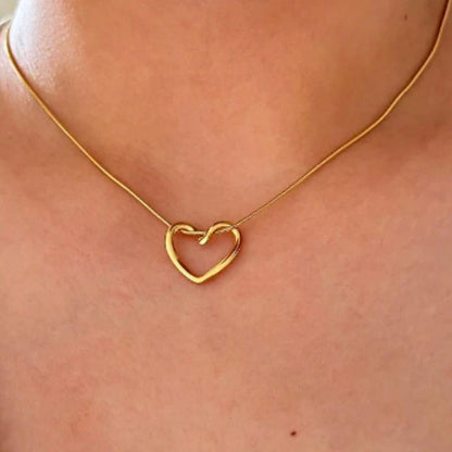 Open Heart Necklace