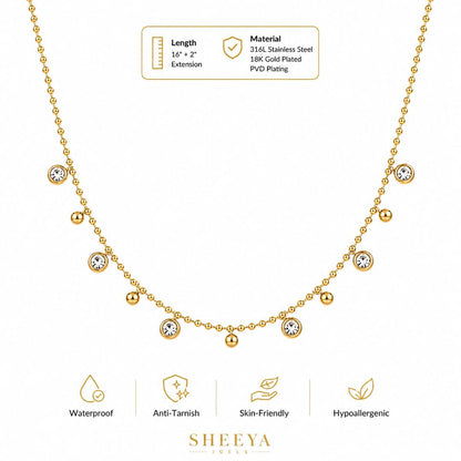 Starlight Drape Necklace