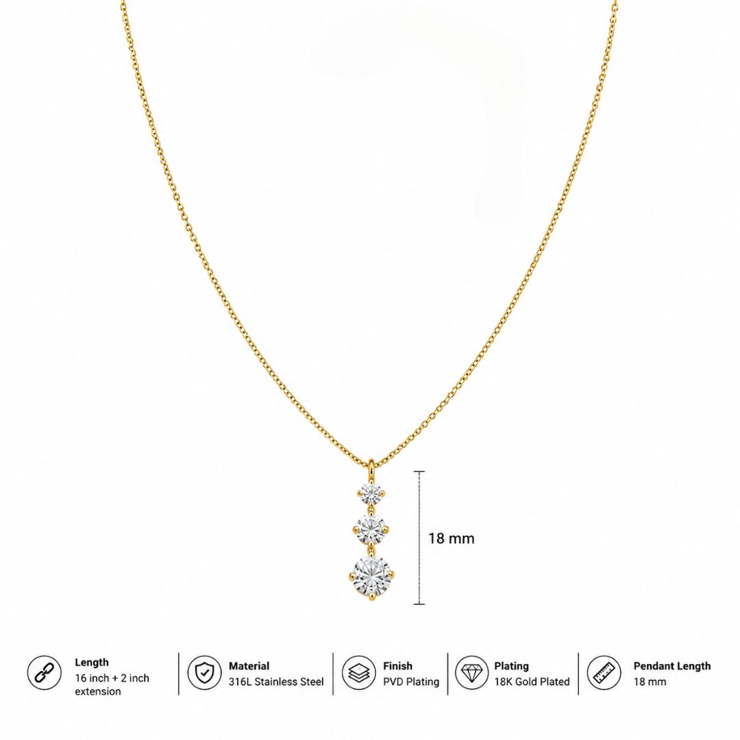 Sitara Cascade Necklace