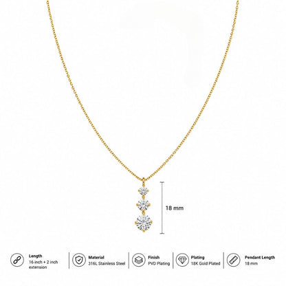 Sitara Cascade Necklace