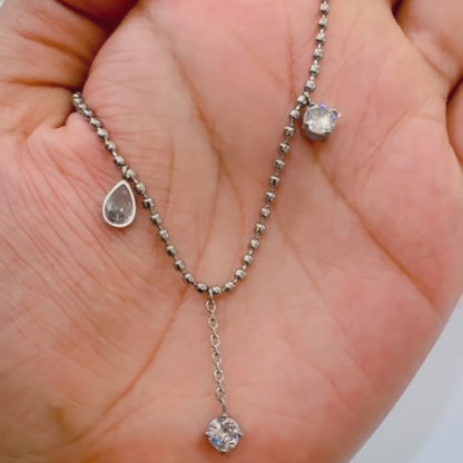 Crystal Drip Necklace