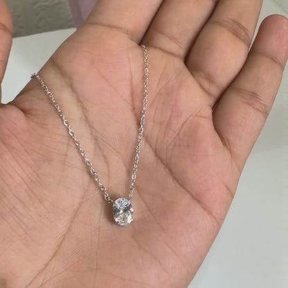 Luna Oval Necklace